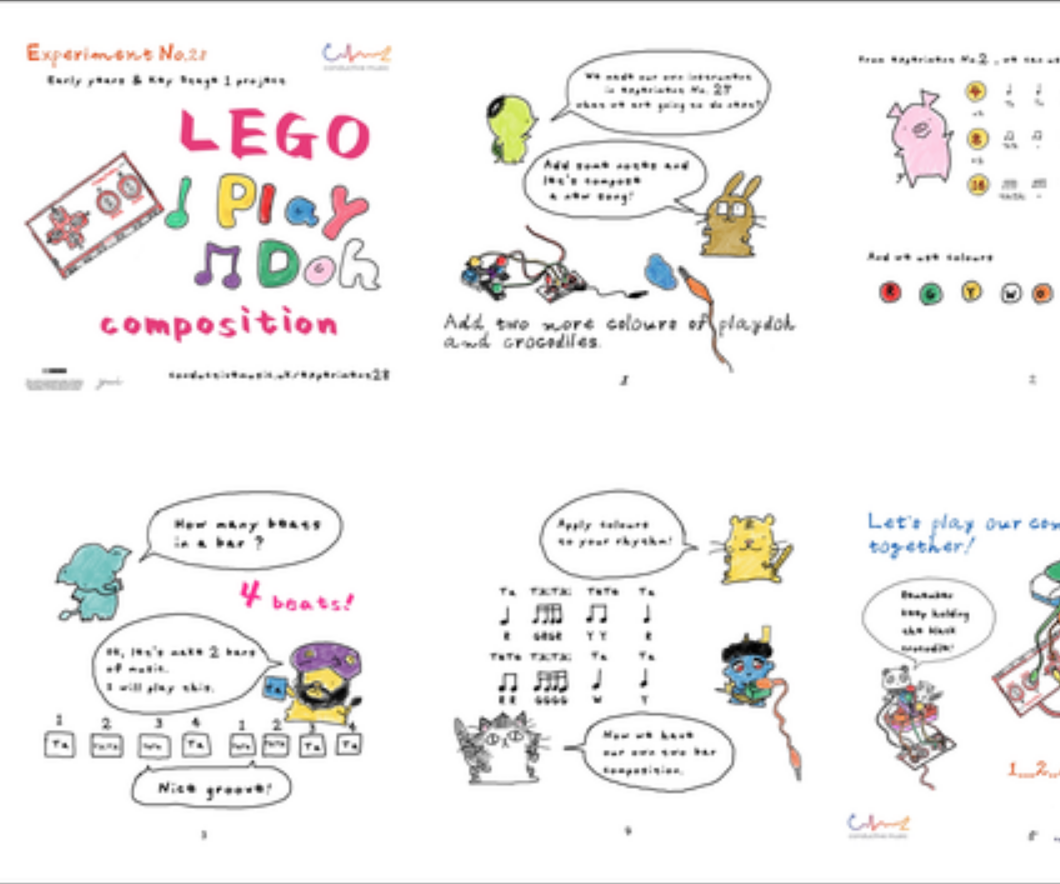 LEGO Play Doh Composition With Makey Makey