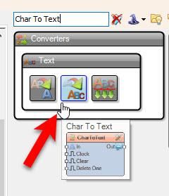 In Visuino Add Components