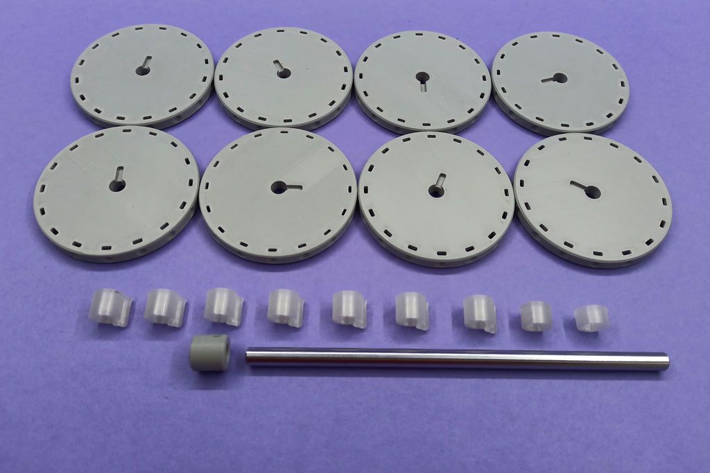 Assembly of Magnet Wheels on Shaft