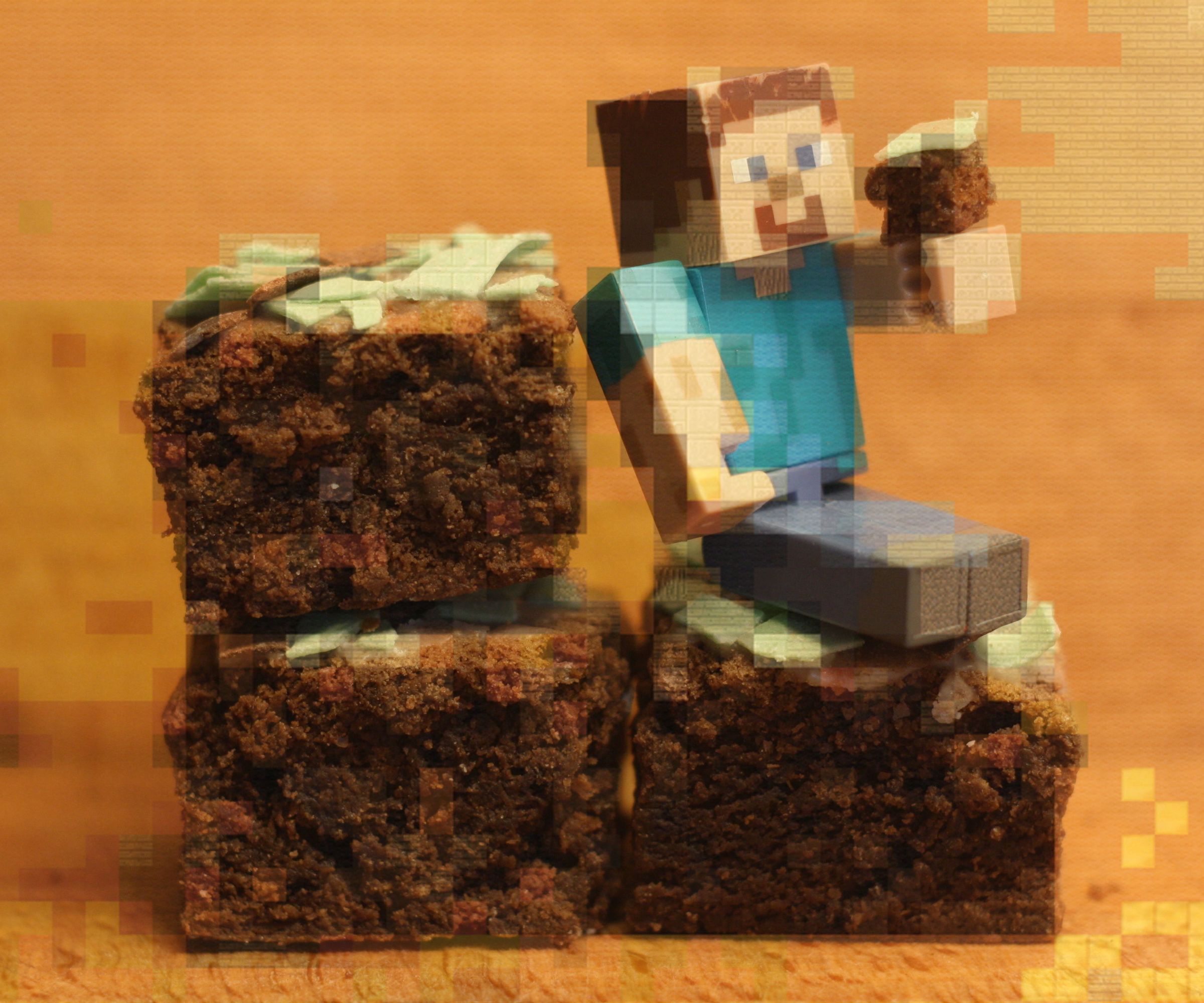 Minecraft Block Brownies