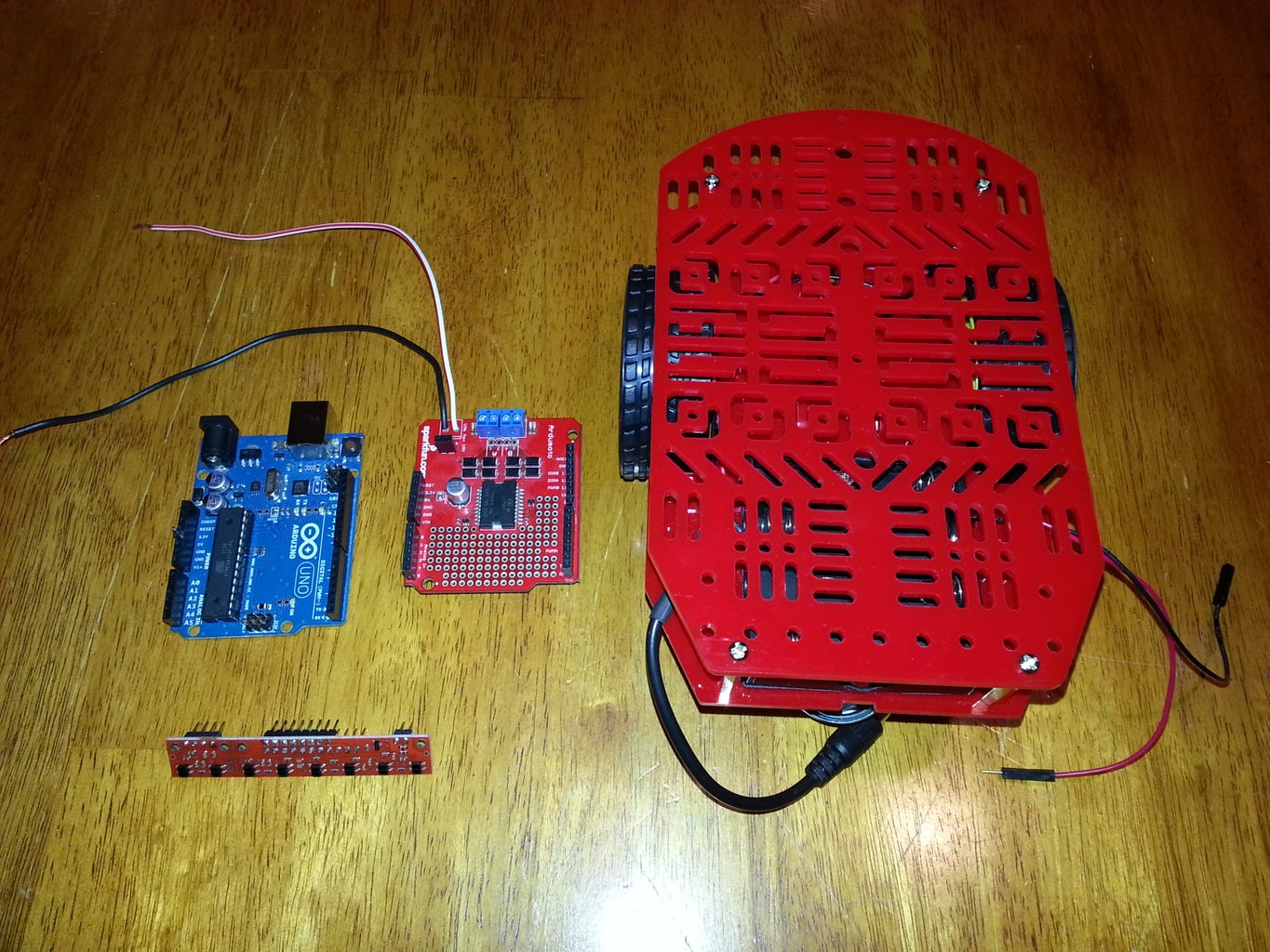 Basic Line Following Robot With Arduino : 7 Steps - Instructables
