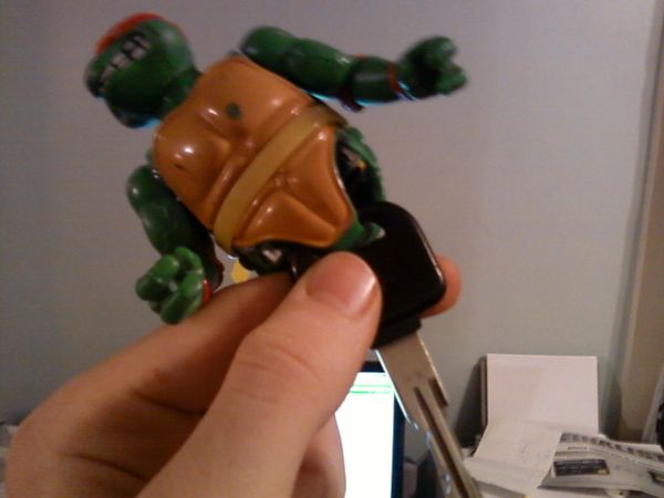 Ninja Turtle Car Key