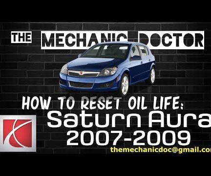 How to Reset Oil Life: Saturn Aura 2007-2009