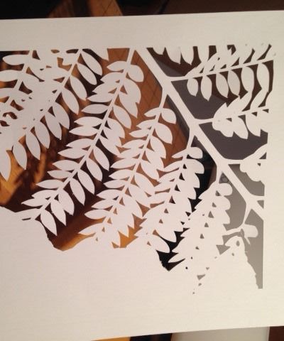 Making a stencil with the Silhouette cutter