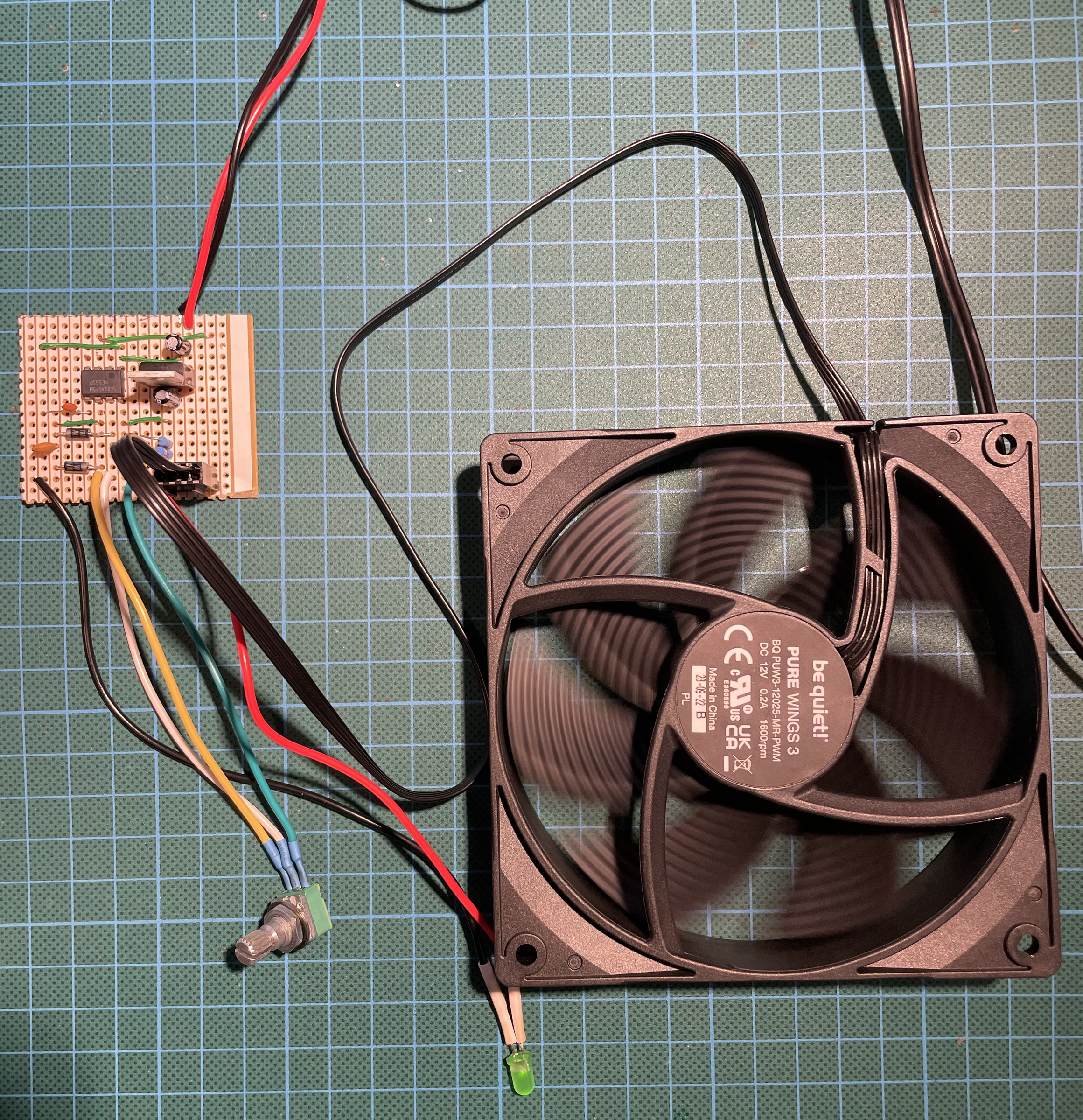 4-Wire Lüfter PWM Drehzahlregler Mit Display – D Produktbild-Vorschau 3