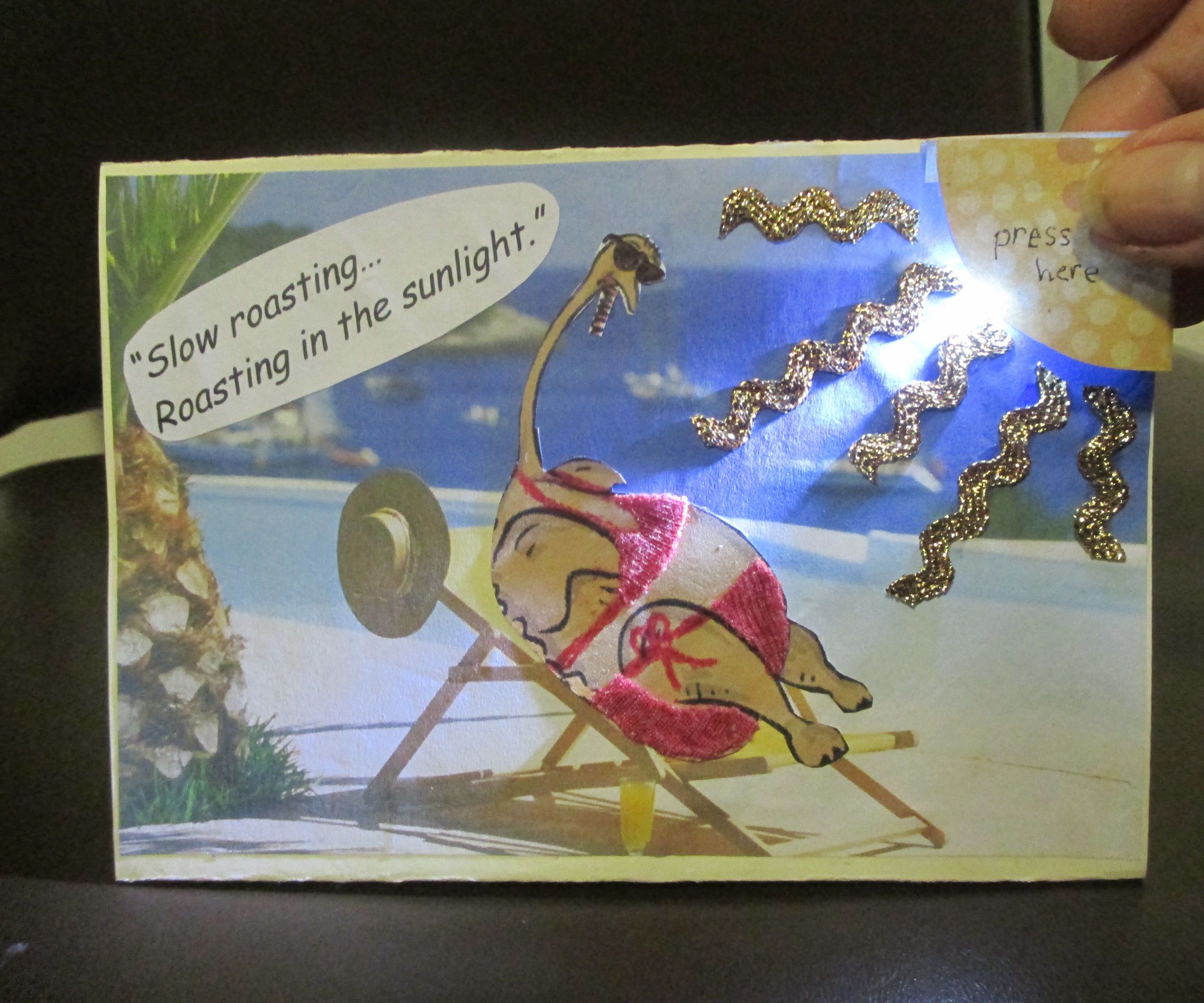 Light-up Thanksgiving Card