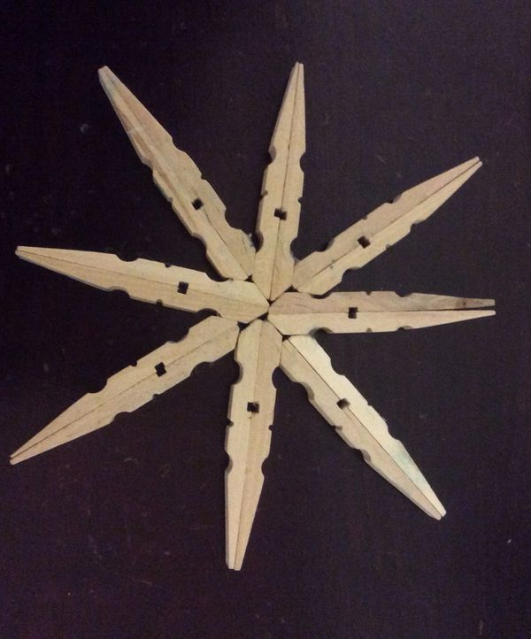 Clothespin Star