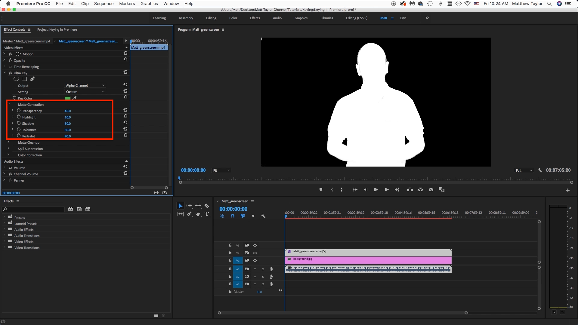 How to Remove Green Screen in Adobe Premiere Pro CC : 10 Steps (with  Pictures) - Instructables