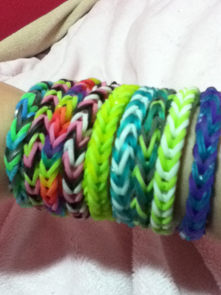 Rainbow Loom Fishtail Braid Bracelet