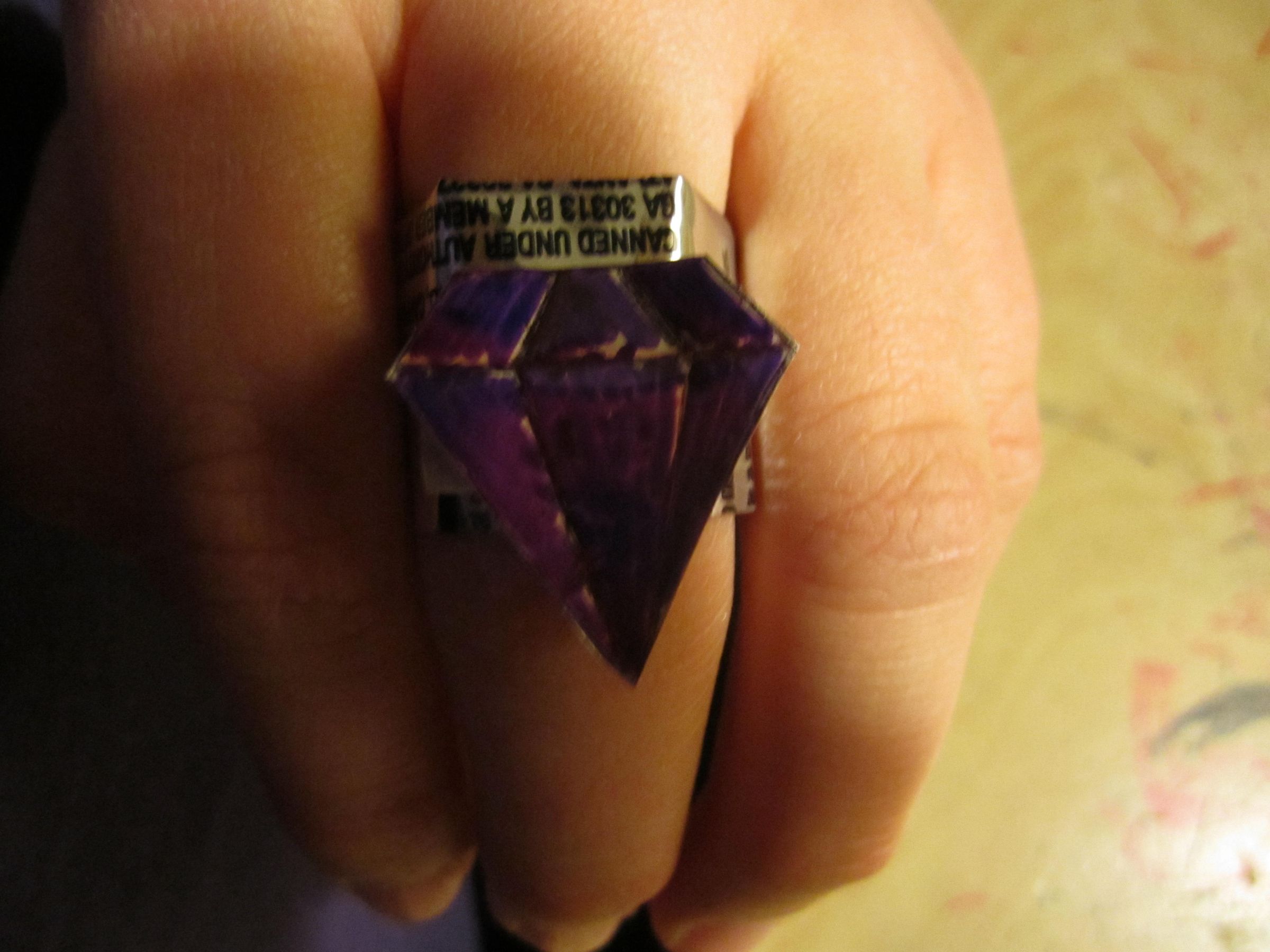 Soda Can Ring "Jewel"