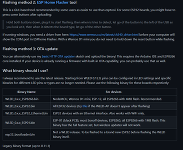 Flashing WLED on Your ESP8266