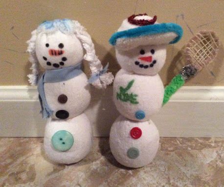 Easy Sock Snowmen