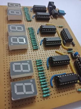 Digital Clock But Without a Microcontroller [Hardcore Electronics] : 14 ...