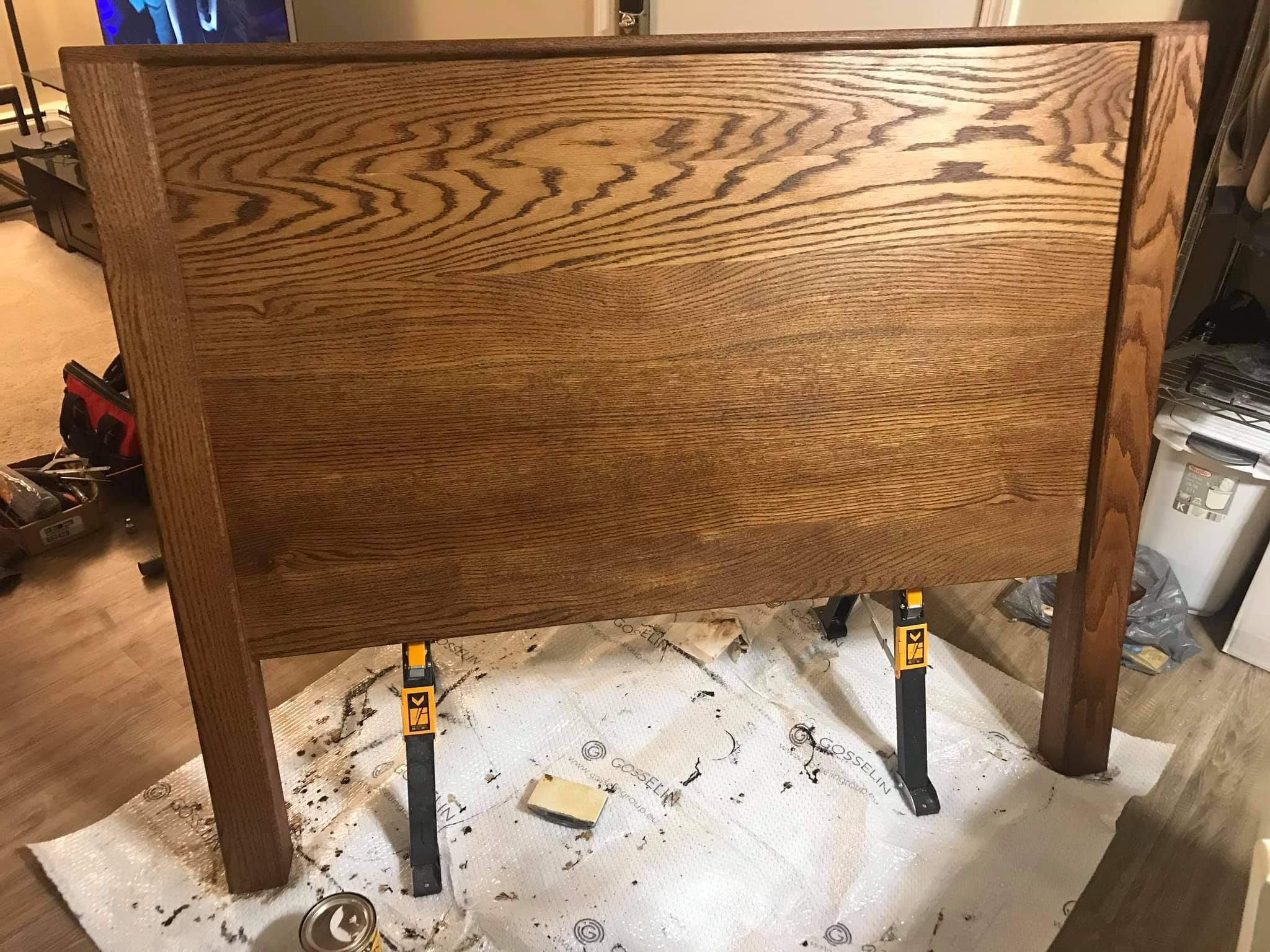 Rustic Red Oak Queen Headboard 9 Steps (with Pictures) Instructables