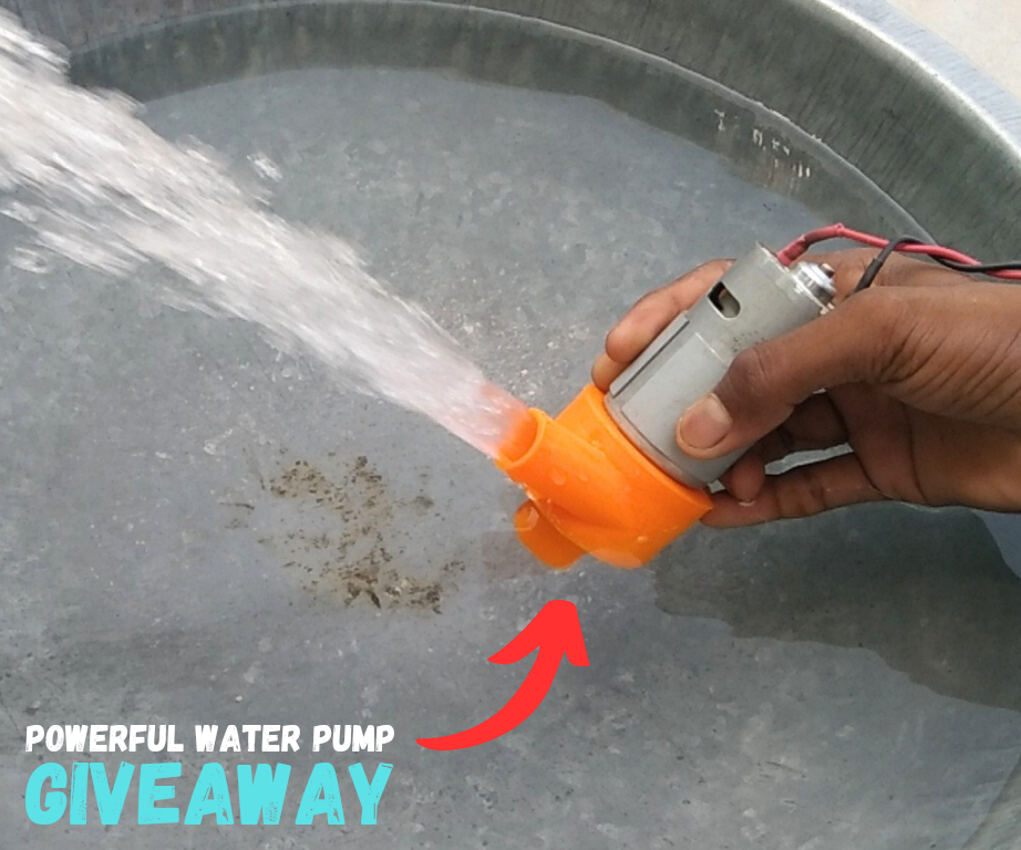 3D Printed Powerful Water Pump Based on 775 DC Motor