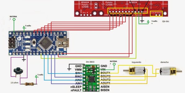 Arduino Line Follower With PID and 90 Degree Turns : 7 Steps (with ...