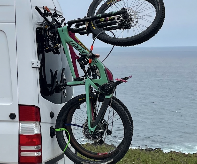 Mimimalist Van Bike Rack Rear Door Mount