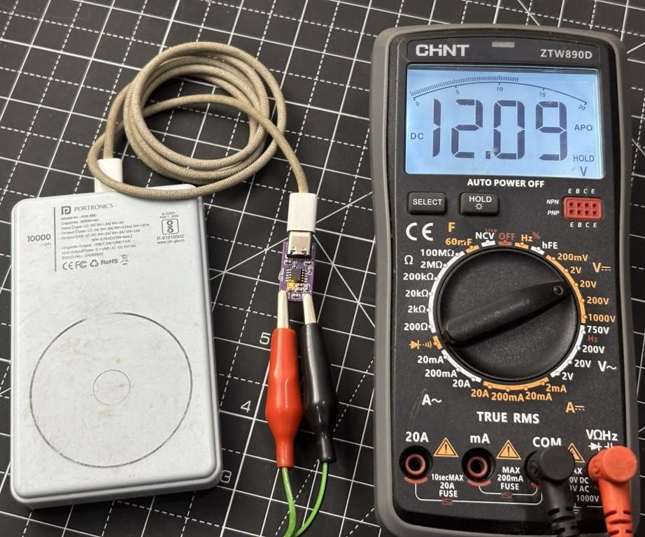 Smallest USB-C PD Controller Using CH224K