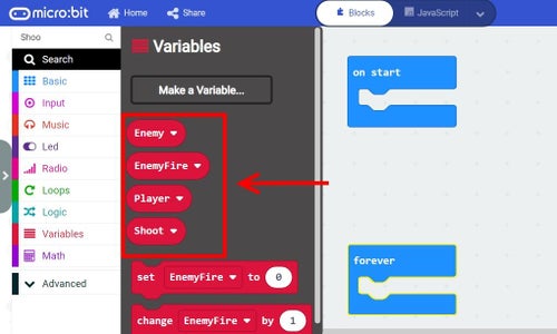 Creating Variables