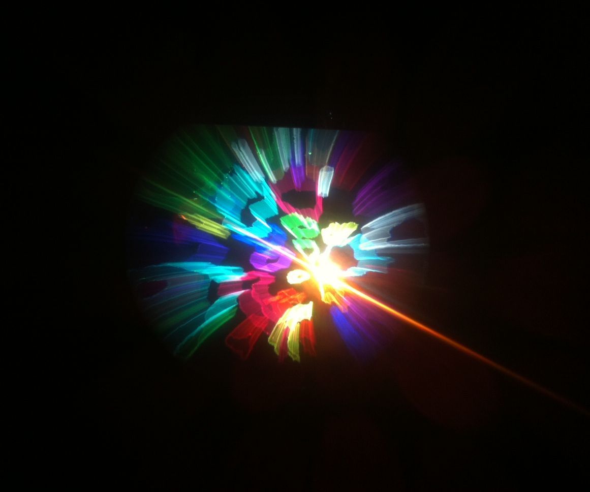 Onirical Fluctuations (Materialization of Light in Movement Into Water)