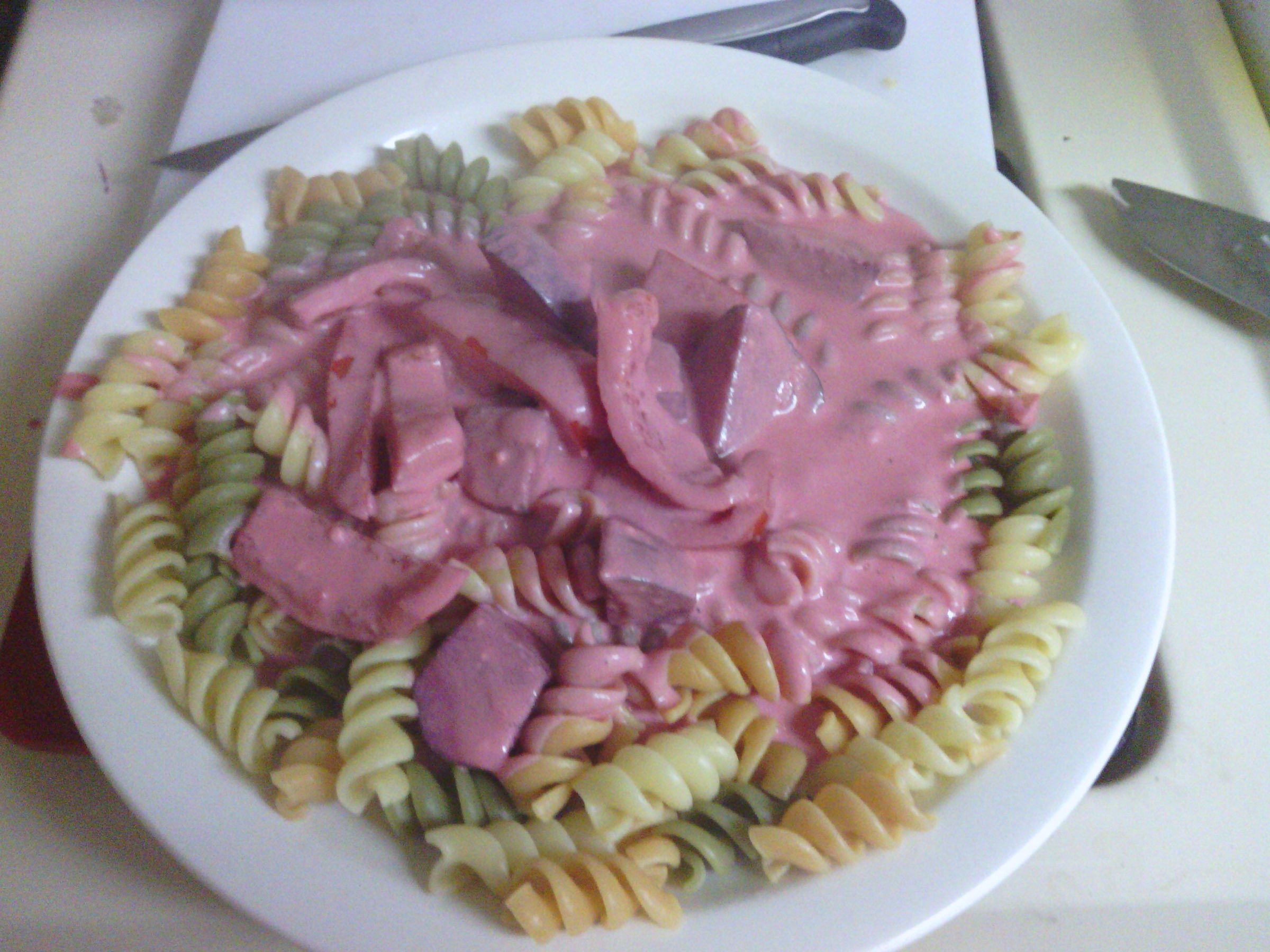 Purple and Bleu Alfredo
