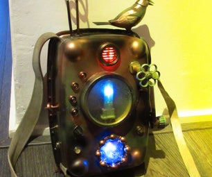 Steampunk Backpack for the Poor.