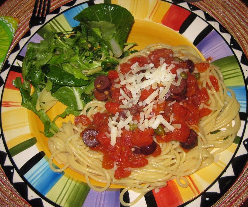 Pasta Puttanesca (Hooker's Pasta)