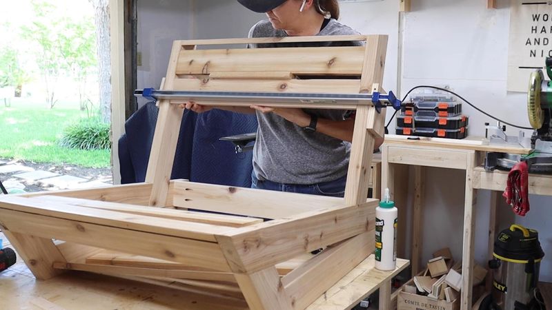 Attach the Seat Slats