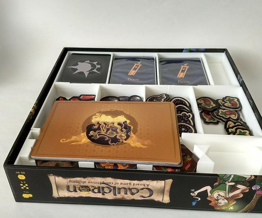 3D Printed Insert for Cauldron Board Game
