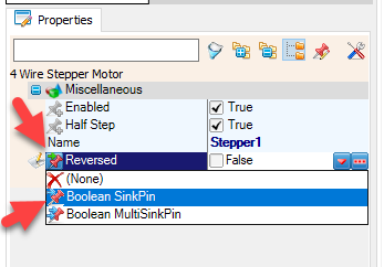 In Visuino Set Components