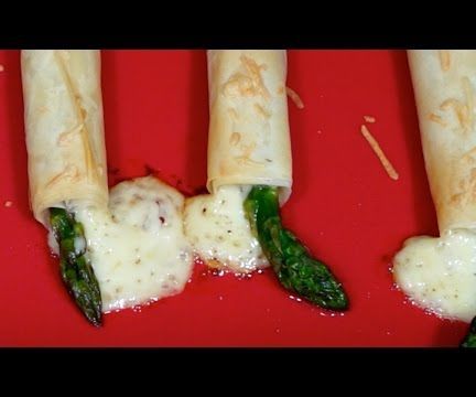 Asparagus in Filo (phyllo)