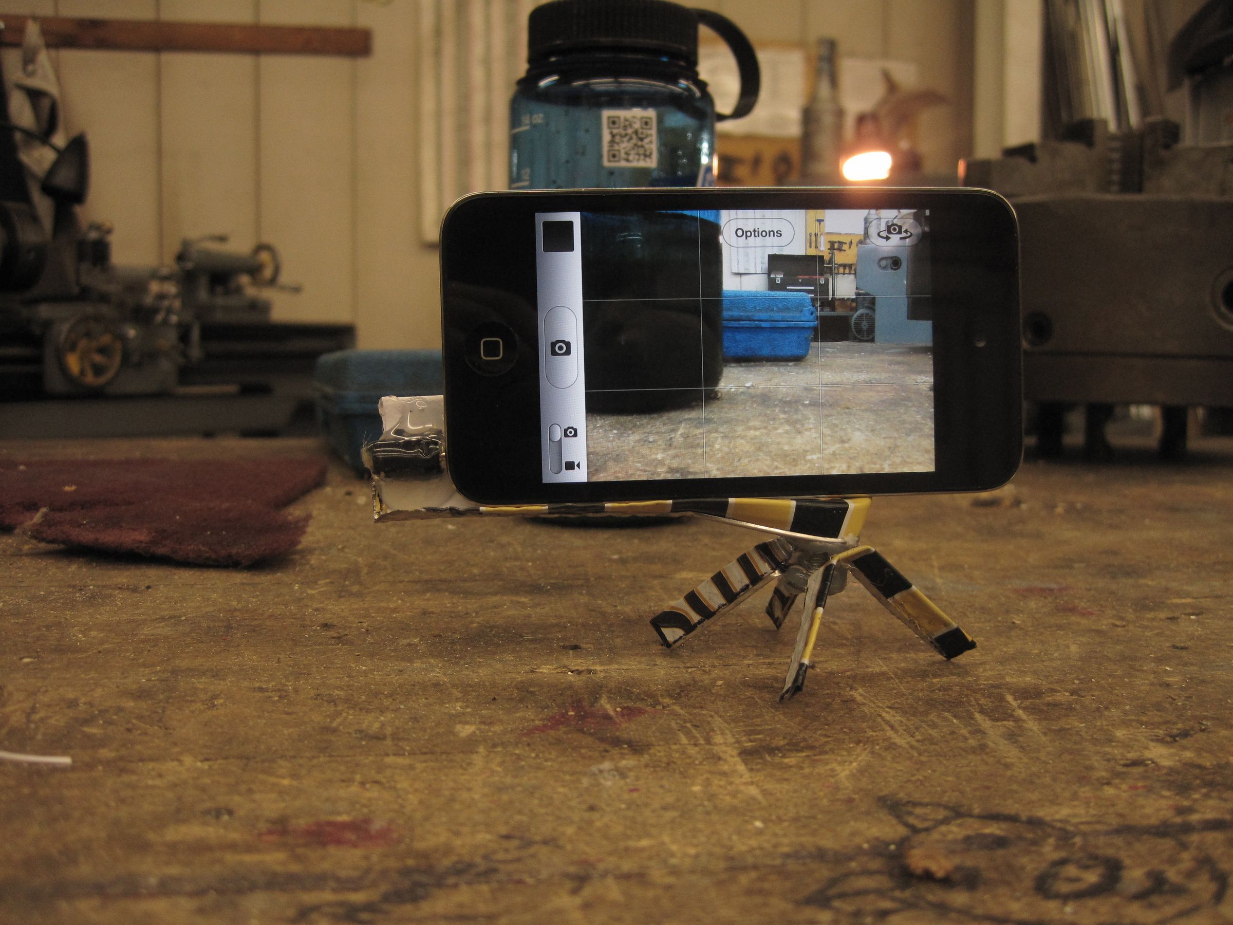 Curiously Strong Tripod Mount for IPod Touch 4+