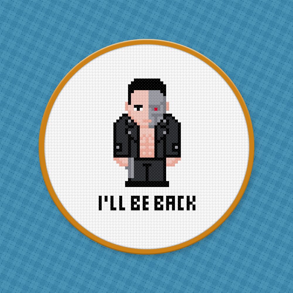 Terminator Cross Stitch Pattern Free Download