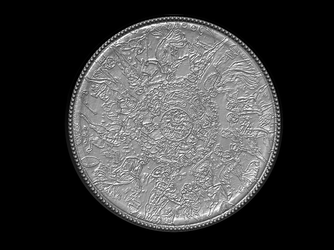 Using 3d Scanning, Modelling and Printing to accurately Recreate An Ancient Roman Plate