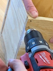 Glueing/Nailing the Box Together