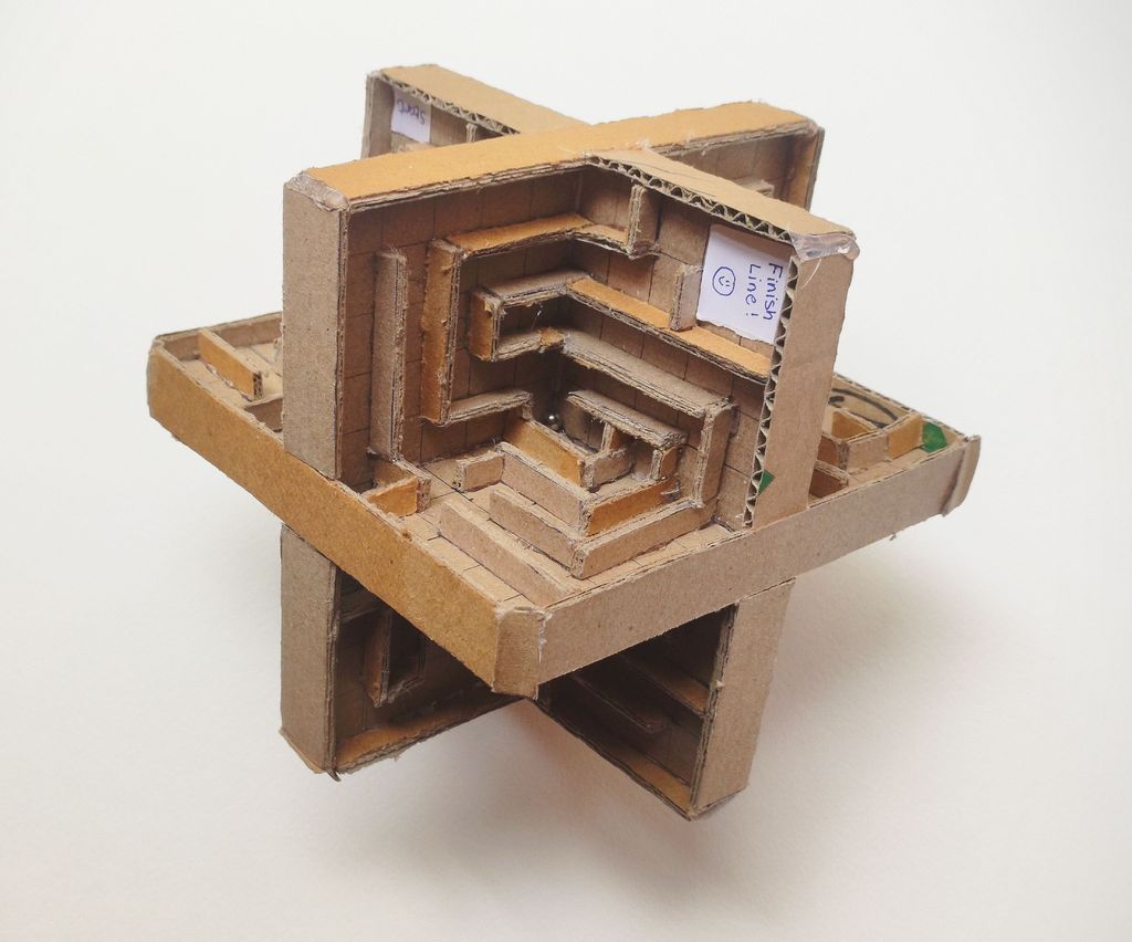 3D Cardboard Labyrinth Maze 19 Steps (with Pictures) Instructables