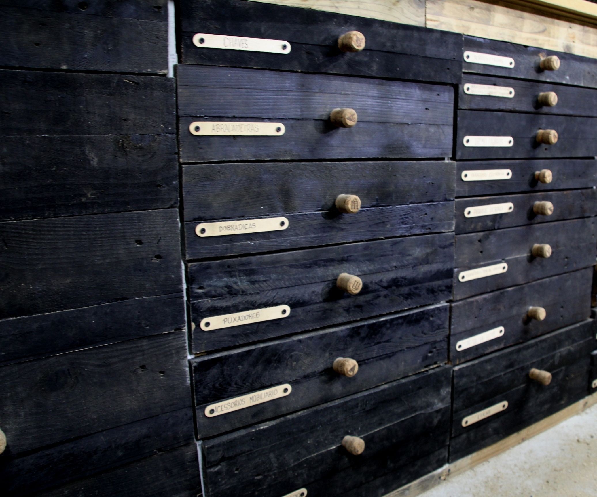 Workshop Cabinet With Reused Materials