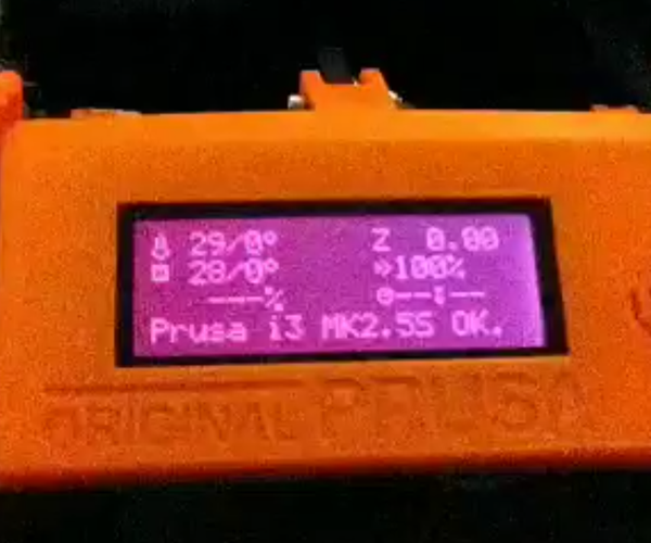 RGB Mod for 20x4 LCDs for Prusa Style Printers