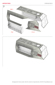 Starfighter-X Star Wars Inspired Paper Model