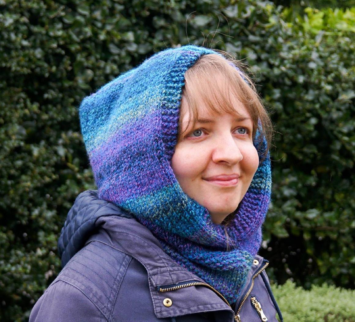 How to Knit a Hooded Scarf Easy Balaclava Knitting Pattern 10 Steps (with Pictures