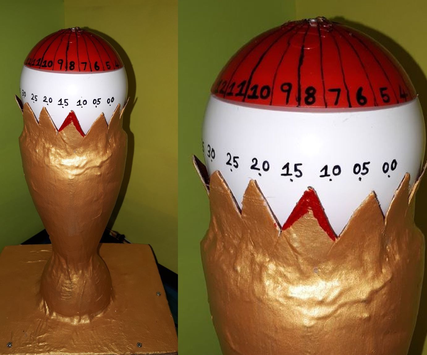 Trophy Ball Clock Using Servo