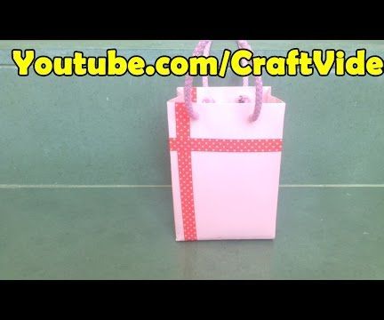 How to Make Paper Gift Bag