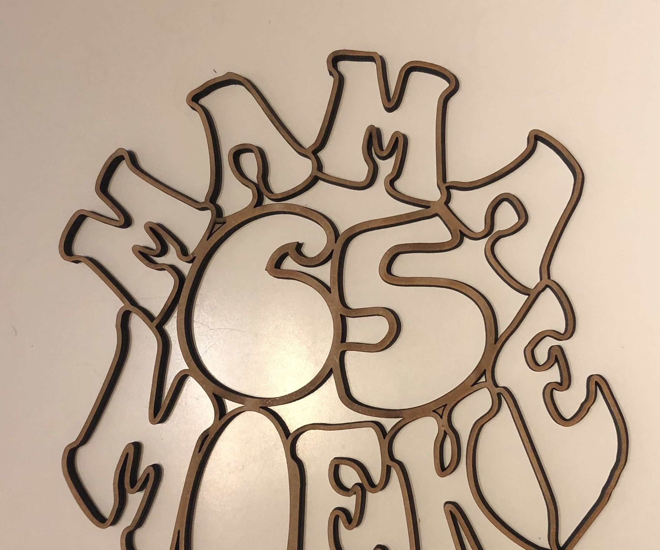 Lasercut Greeting Card