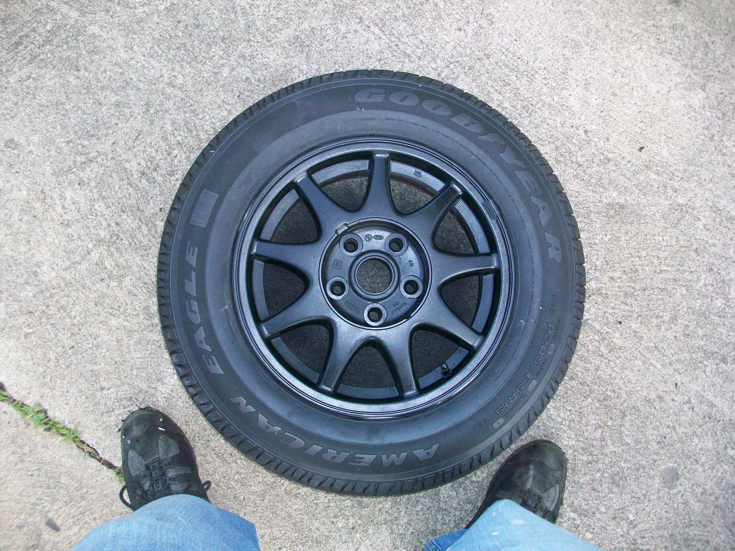 Clean and Paint Wheel