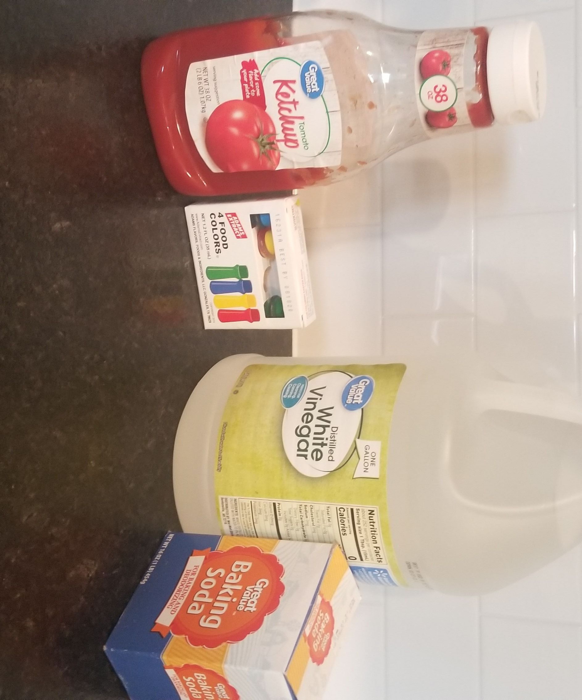 Do Ketchup and Food Coloring Mix?