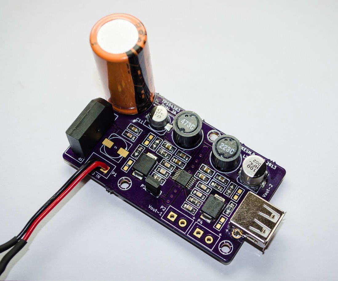 High Efficiency Dual Voltage High Current (upto 3A) Power Supply