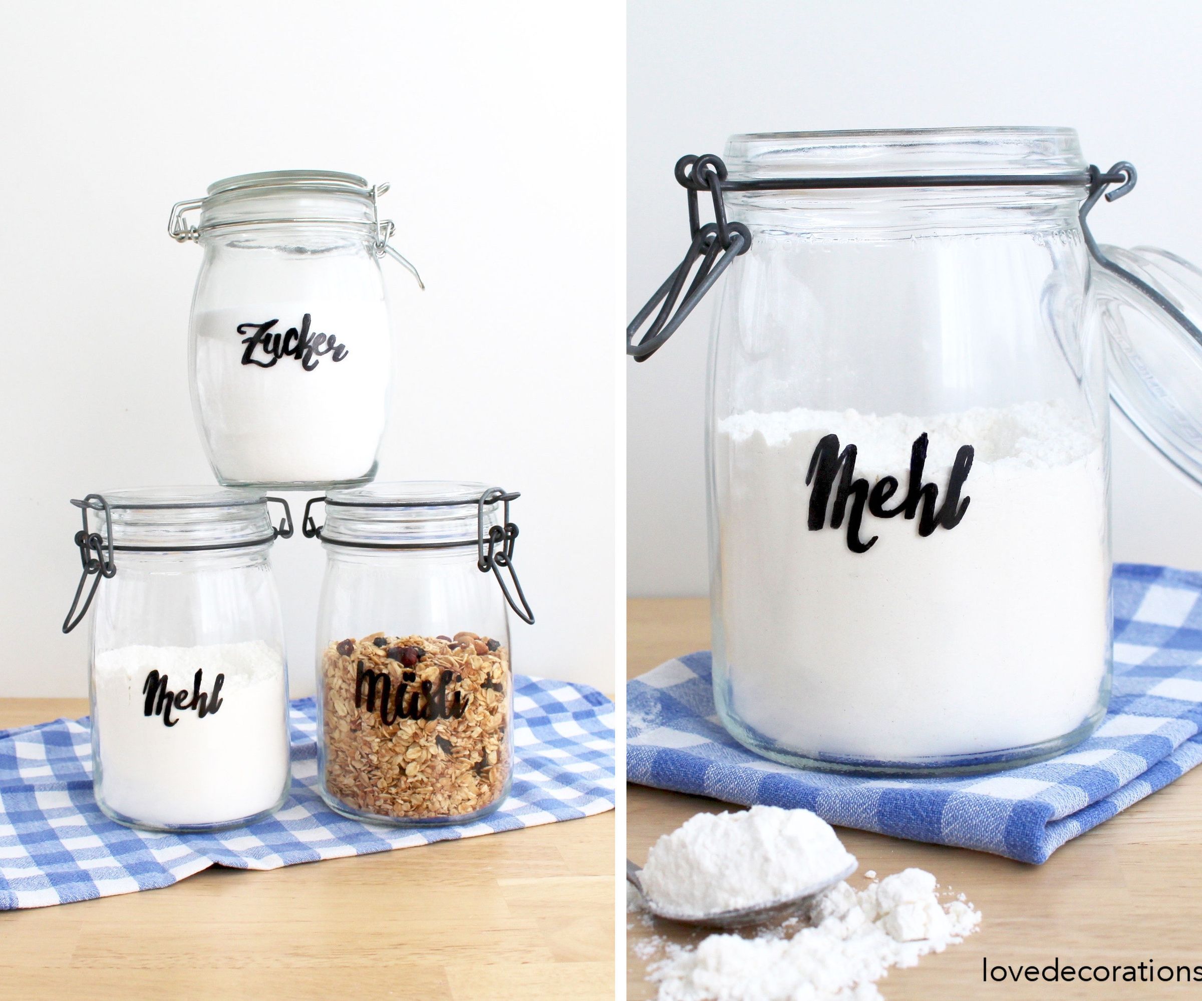 DIY Handlettered Jars