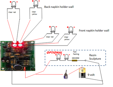 Additional Info for Sound to Light Napkin Holder