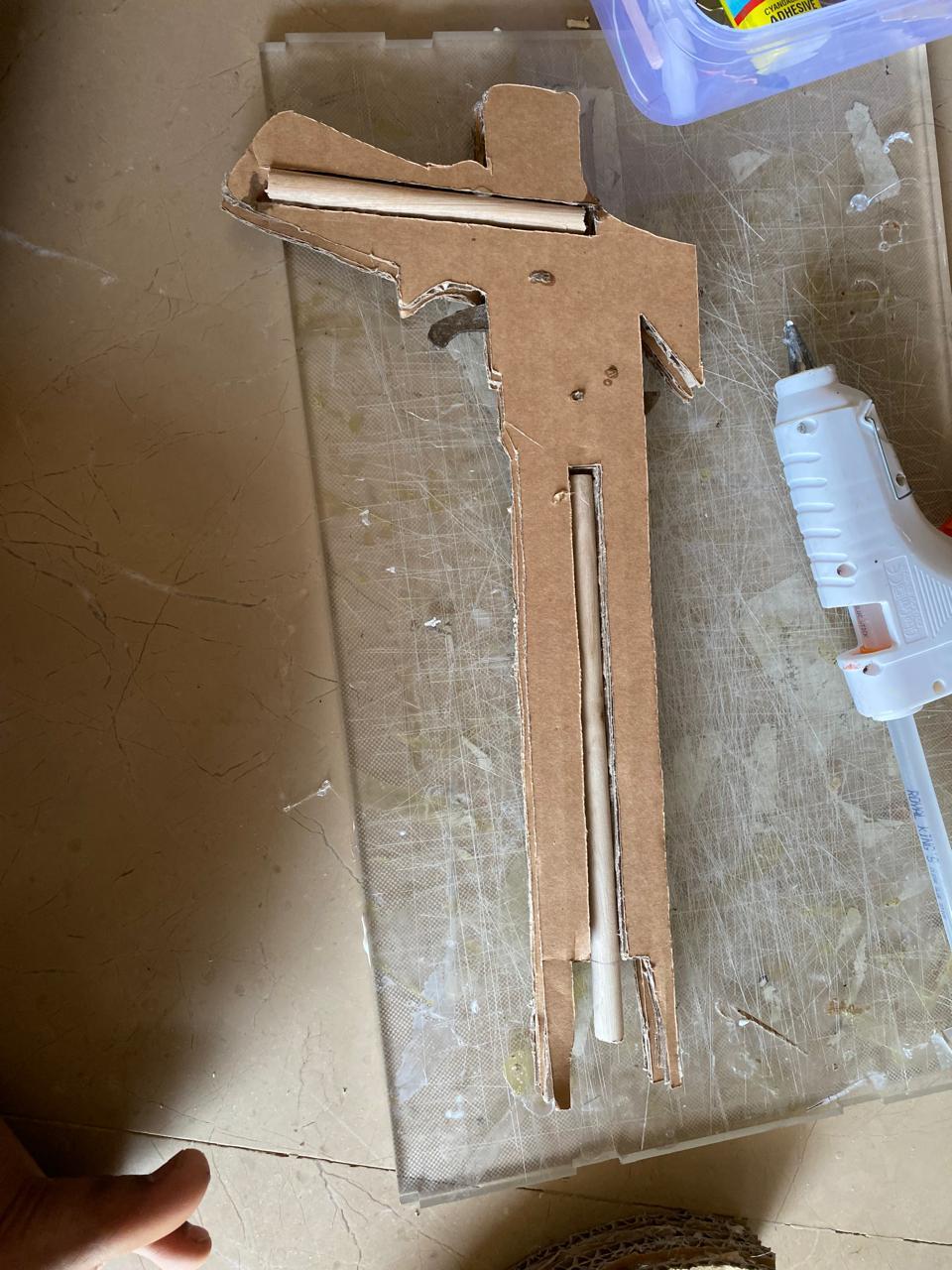 Cut the Bow Handle Body