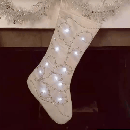 Glowing Christmas Stocking With LilyPad LilyTiny
